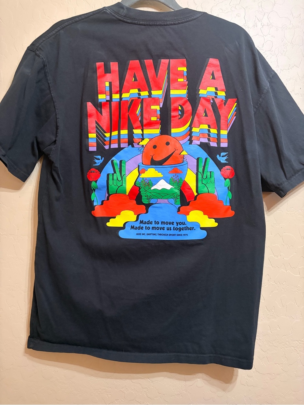 Nike Black Short-Sleeve 'Have A Nike Day' Graphic Tee